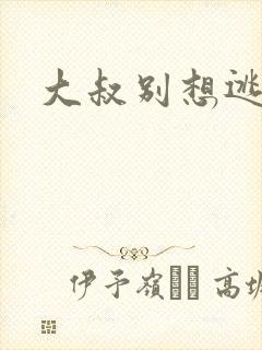 大叔别想逃封面