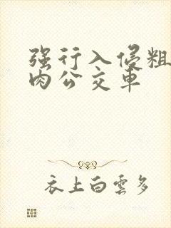 强行入侵粗暴h肉公交车