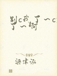 别c我了～c烂了～啊