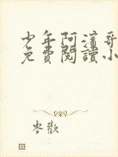 少年阿滨哥全文免费阅读小说封面