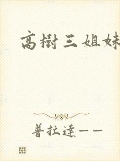 高树三姐妹小说封面