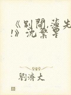 《别闹,薄先生!》沈繁星