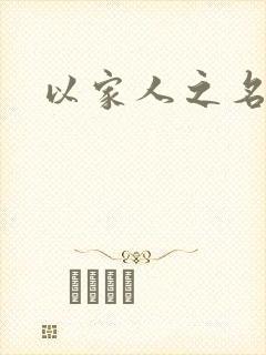 以家人之名小说