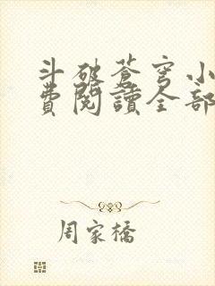 斗破苍穹小说免费阅读全部封面