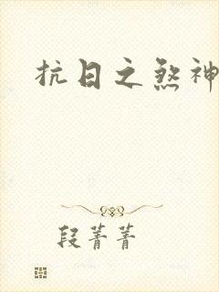 抗日之煞神传奇封面