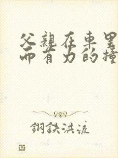 父亲在车里缓慢而有力的撞着