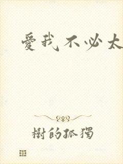 爱我不必太痴心