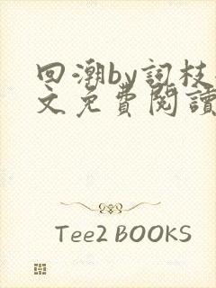 回潮by词枝全文免费阅读笔趣阁