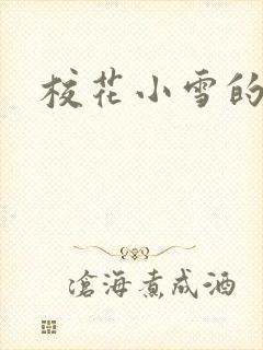 校花小雪的小说封面