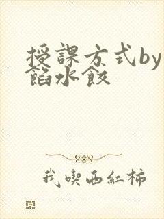 授课方式by肉馅水饺