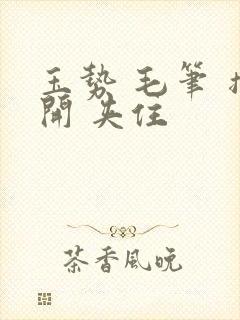 玉势 毛笔 撑开 夹住