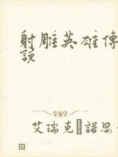 射雕英雄传 小说