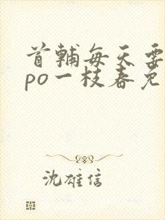 首辅每天要不够po一枝春免费阅读