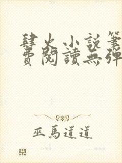 肆火小说笔趣免费阅读无弹窗