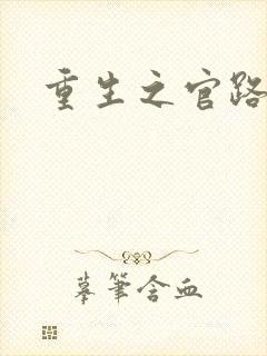 重生之官路风流封面