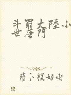 斗罗大陆小说绝世唐门封面