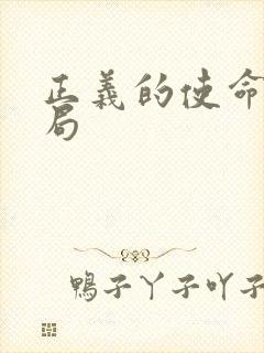 正义的使命大结局封面