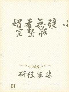 媚者无疆 小说 完整版