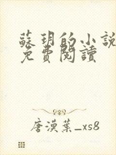 苏玥的小说全文免费阅读