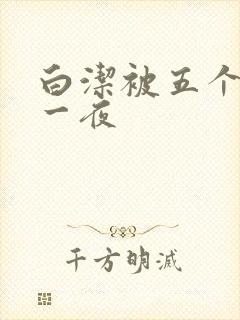 白洁被五个人玩一夜