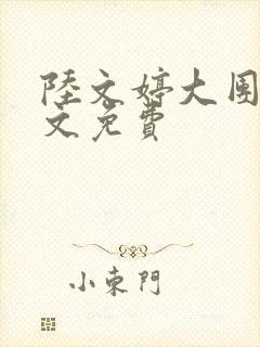 陆文婷大团圆全文免费封面