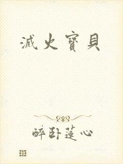 灭火宝贝封面