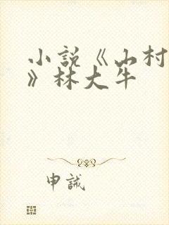 小说《山村情事》林大牛封面