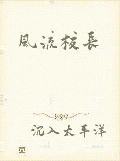 风流校长封面