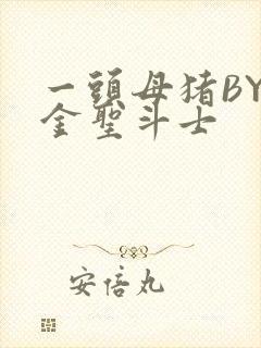 一头母猪BY黄金圣斗士封面