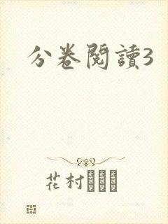 分卷阅读3
