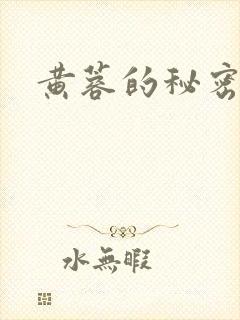 黄蓉的秘密