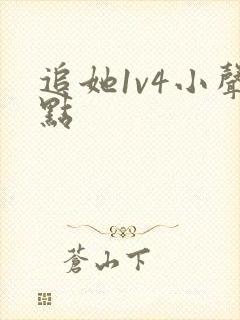 追她1v4小声点封面