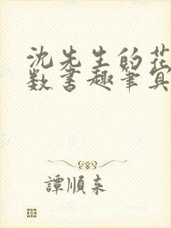 沈先生的花式调数书趣笔冥鸿封面