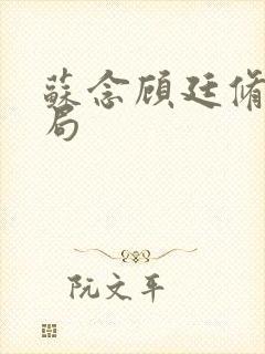 苏念顾廷修大结局封面