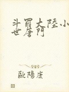 斗罗大陆小说绝世唐门