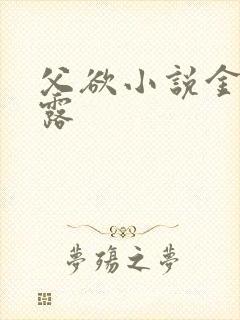 父欲小说金银花露封面