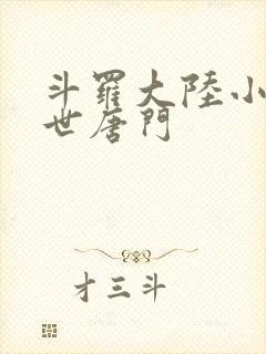 斗罗大陆小说绝世唐门