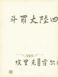 斗罗大陆四小说封面