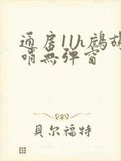 通房11h鹧鸪哨无弹窗