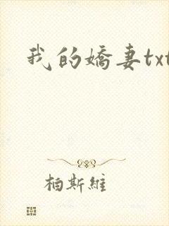 我的娇妻txt封面