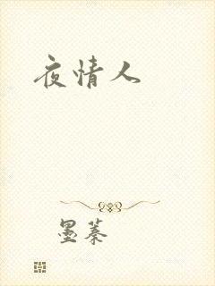 夜情人封面