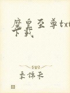 魔皇至尊txt下载