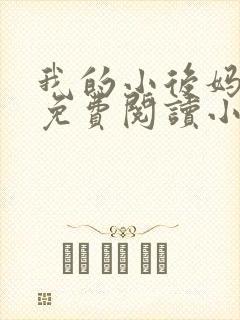 我的小后妈全文免费阅读小说封面