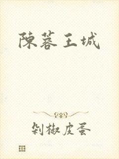 陈蓉王城封面