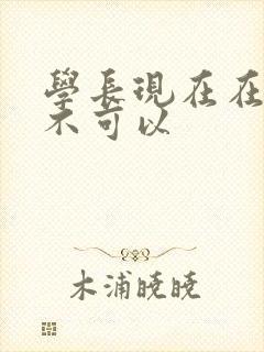 学长现在在上课不可以