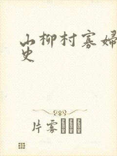 山柳村寡妇的情史