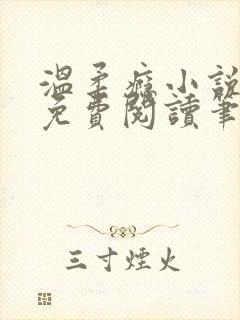 温柔瘾小说全文免费阅读笔趣阁