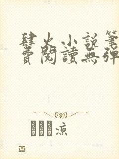 肆火小说笔趣免费阅读无弹窗封面