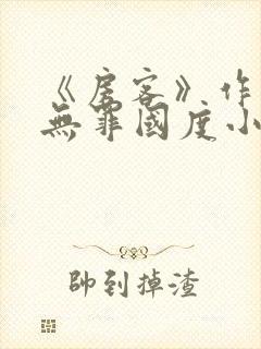 《房客》作者:无罪国度小说