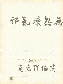 邪气凛然无弹窗